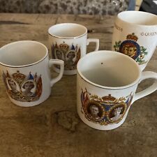 Four coronation mugs for sale  STROUD