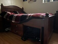 toddler bed grey wood for sale  Belleville