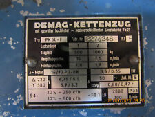 Demag kettenzug 500 gebraucht kaufen  Bischoffen