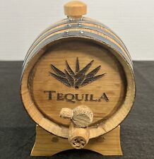 Tequila Whiskey Wine Beer Oak 2 Liter Barrel Dispenser W/ Stand Mexico AUTHENTIC, used for sale  Shipping to South Africa