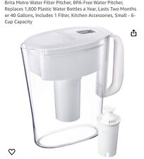 Used, Brita Water Filter 6-Cup Metro Water Pitcher Dispenser for sale  Shipping to South Africa