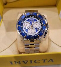 NOVO INVICTA Reserve cronógrafo mostrador azul relógio masculino 52mm 26567 comprar usado  Enviando para Brazil