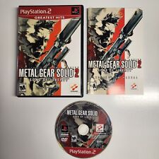TESTADO Metal Gear Solid 2 Sons of Liberty (PlayStation 2, 2001) PS2 CIB Completo comprar usado  Enviando para Brazil
