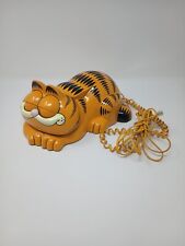 Teléfono fijo vintage Garfield Cat TYCO AÑOS 80 ojos abiertos y cerrados funciona segunda mano  Embacar hacia Mexico