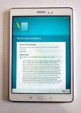 SAMSUNG GALAXY TAB A  SM-T550 16GB - WHITE w Bluetooth keyboard, used for sale  Shipping to South Africa