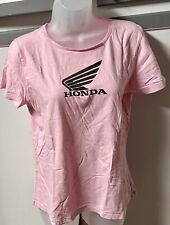 Camiseta logotipo feminina rosa Honda oficialmente licenciada XL ajustada motocicleta bicicleta suja comprar usado  Enviando para Brazil