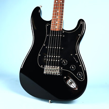 Usado, 2002 Fender Stratocaster Fat Strat Deluxe guitarra preta MIM anos 70 grande cabeçote comprar usado  Enviando para Brazil