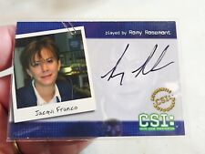 CSI CRIME SCENE INVESTIGATION SEASON 2 ROMY ROSEMONT JACQUI FRANCO AUTOGRAPH #B3, used for sale  Shipping to South Africa