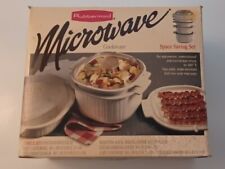Rubbermaid Microwave Cookware - Space Saving Set - 1985 - Vintage - Unused, used for sale  Saint Joseph
