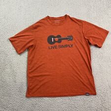 Camisa masculina Patagonia Live Simply guitarra vermelha média gráfica manga curta comprar usado  Enviando para Brazil