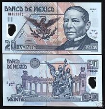 Usado, MÉXICO 20 Pesos P-116 2005 "Serie X" POLÍMERO UNC León Serpiente MONEDA MEXICANA segunda mano  Embacar hacia Argentina