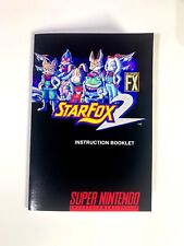 Star Fox 2 - Manual Personalizado REPRO de Substituição - SNES - Folheto de Instruções comprar usado  Enviando para Brazil