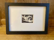Gannet framed woodcut for sale  ENFIELD