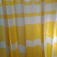 Used, YELLOW and WHITE Shower Curtain 1-Panel 72" for sale  Shipping to South Africa