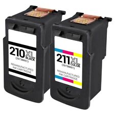 2 PACK PG210XL CL211XL Ink Cartridge for Canon PIXMA MP240 MP250 MP270 MP280, used for sale  Shipping to South Africa