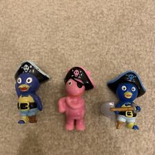 Lote de 3 figuras de juguete de The Backyardigans tema pirata Uniqua Pablo Viacom segunda mano  Embacar hacia Argentina