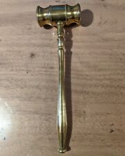 Vintage brass gavel for sale  LOCHGELLY