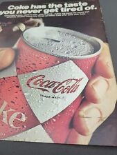 Anúncio de Coca-Cola década de 1960, usado comprar usado  Enviando para Brazil