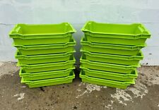 Green plastic nestable for sale  GRIMSBY