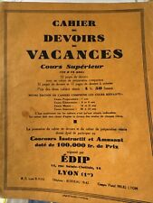 Ancien cahier devoir d'occasion  Lyon VI