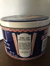 Vintage King Leo Peppremint Stick Estanho - Feito em Tn comprar usado  Enviando para Brazil