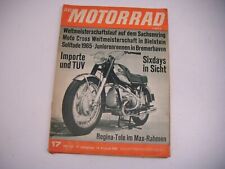 Motorrad ausgabe 1965 gebraucht kaufen  Welver