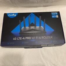 Cudy LT18 Black 4G LTE-A PRO Built In VPN AX1800 Dual Band WiFi 6 Router for sale  Shipping to South Africa