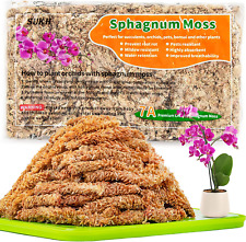 Usado, 5 oz musgo de turba Sphagnum para plantas - natural premium fibra larga chile mos seco segunda mano  Embacar hacia Mexico