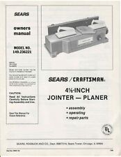 Jointer planer owners for sale  Addison