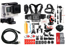Videocámara con cámara GoPro HERO4 Black Edition + kit de accesorios deportivos de 40 piezas  segunda mano  Embacar hacia Argentina