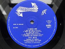 THE WHO A Quick One VINYL LP 1966 MONO 1st UK Press A1/B1 TEXTURED LABEL MOD EX+, usado comprar usado  Enviando para Brazil
