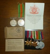 Group of World War II Medals & Certificates with Posting Box for sale  Shipping to South Africa