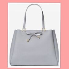 Used, Kate Spade Cherrywood Street Nell Stone Ice Gray Tote Bag with BOW for sale  Shipping to South Africa