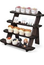4-Tier Wooden Riser Display Stand Farmhouse Cupcake Stand /Jewelry Stand for sale  Shipping to South Africa
