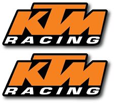 2X KTM ADESIVO DECALQUE 3M FEITO NOS EUA RODA MOTO CAPACETE VEÍCULO JANELA CARRO CORRIDA GP comprar usado  Enviando para Brazil