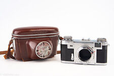 Used, Zeiss Contax IIa Black Dial 35mm Film Rangefinder Camera Body w Case TESTED V22 for sale  Shipping to South Africa
