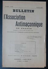 Bulletin association antimacon d'occasion  Les Rosiers-sur-Loire