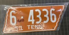 1951 tennessee license for sale  Sevierville