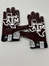 Luvas de futebol Texas A&M Aggies usadas em jogos Adidas Adizero 5 estrelas tamanho médio, usado comprar usado  Enviando para Brazil
