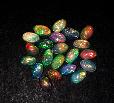 Lote de 22 piedras preciosas sueltas ópalo etíope ovalado cabujón natural 3*5 mm 3,70 quilates segunda mano  Embacar hacia Argentina