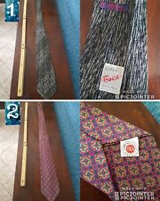 Cravatte vintage seta usato  Napoli