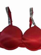 Sutiã Victoria’s Secret Shine Strap Bling Red Diva Push-Up 36C Muito Sexy comprar usado  Enviando para Brazil
