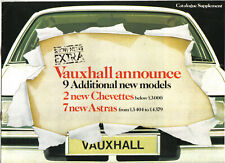 Vauxhall range supplement for sale  BATLEY