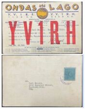1937 Venezuela #295 en Tarjeta de Radio Ondas Del Lago (Olas del Lago) YV1RH *d, usado segunda mano  Embacar hacia Argentina