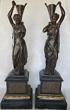 Antique bronze candleholdes for sale  Massillon