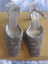 Beaded shoes size for sale  BIRMINGHAM