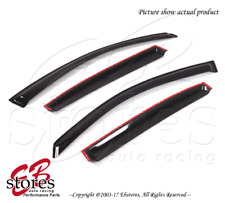 Black Fumê Out-Channel Vent Viseira Defletor 4pcs 2006-2011 Bmw 325i 330i 335i comprar usado  Enviando para Brazil