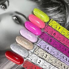 Saga Black Snow Gel Polonês Multicolorido Confete Flocos Verão Brilhante Nail Art 9 comprar usado  Enviando para Brazil