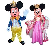 Mascotte Topolino Minnie Principessa coppia Mickey principe blu Topolina rosa comprar usado  Enviando para Brazil