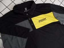 Camisa polo masculina preta alto-falantes de áudio KICKER PERFORMANCE GG, usado comprar usado  Enviando para Brazil
